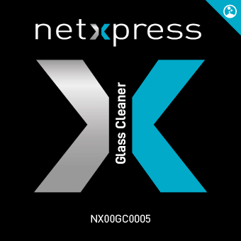 Etiquette Glass Cleaner Netxpress - Nettoyage et Dégraissage
